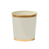 Mattie Oval Wastebasket Taupe