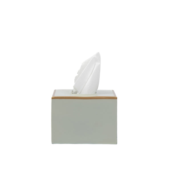 Mattie Rectangular Tissue Box Cover - Taupe