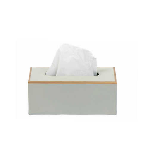 Mattie Rectangular Tissue Box Cover - Taupe