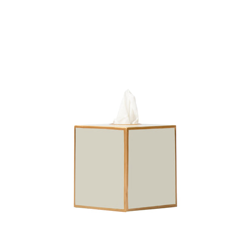 Mattie Tissue Box Cover Taupe