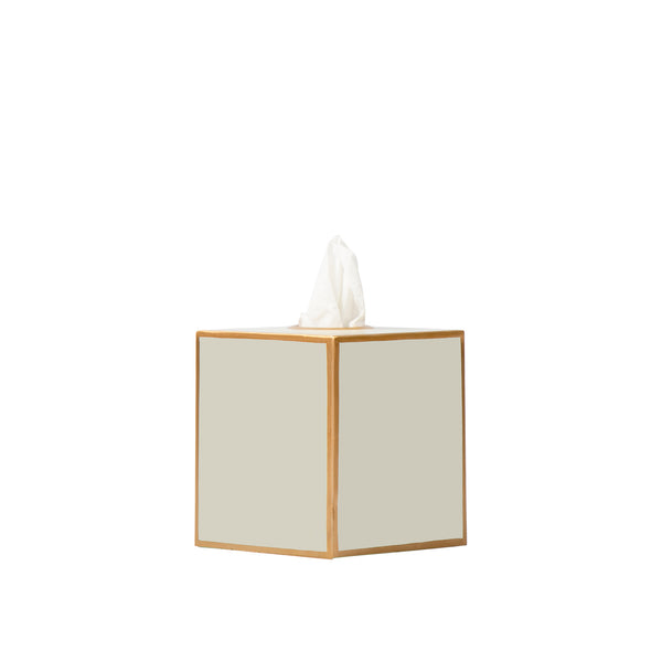 Mattie Tissue Box Cover Taupe