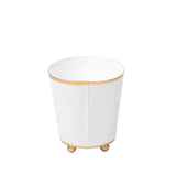 Mattie Round Cachepot Planter White