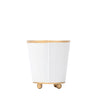 Mattie Round Cachepot Planter White