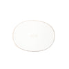 Mattie Oval Wastebasket White