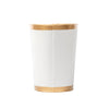Mattie Oval Wastebasket White