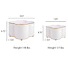 Mattie Quatrefoil Cachepot Planter White
