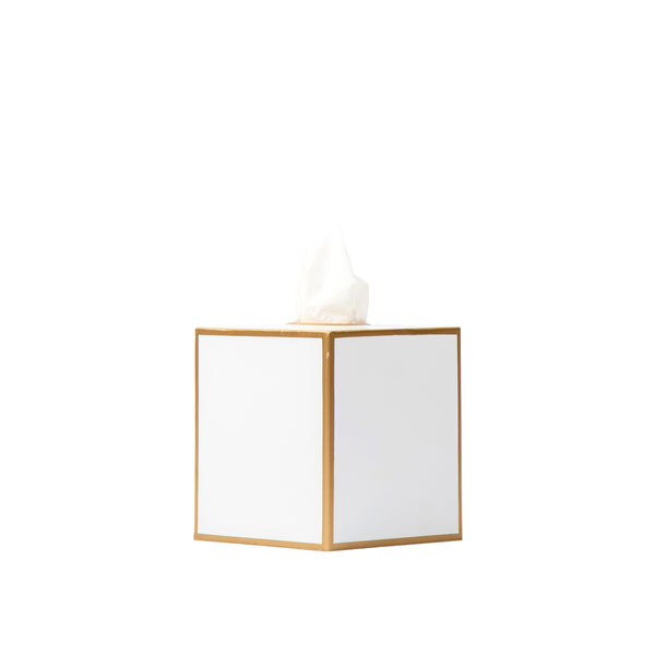 Mattie Tissue Box Cover White
