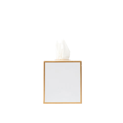 Mattie Tissue Box Cover White