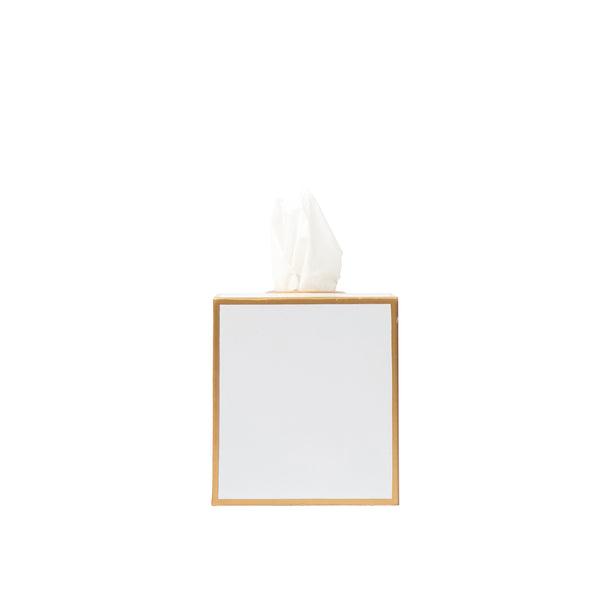Mattie Tissue Box Cover White