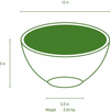 Gracie Salad Bowl - Mango Wood & Pink Enamel