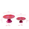 Royal Tartan Enameled Pedestal Stand
