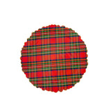 Royal Tartan Enameled Pedestal Stand
