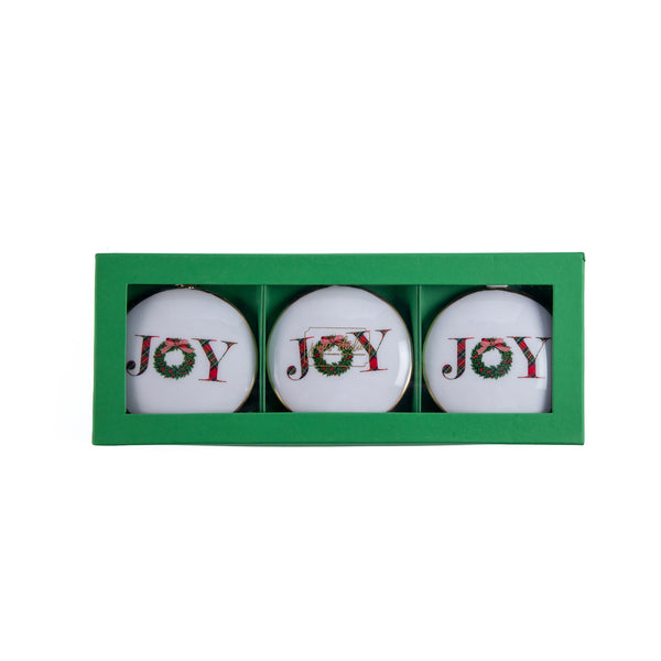 Joy Wreath Ornament (12pk)