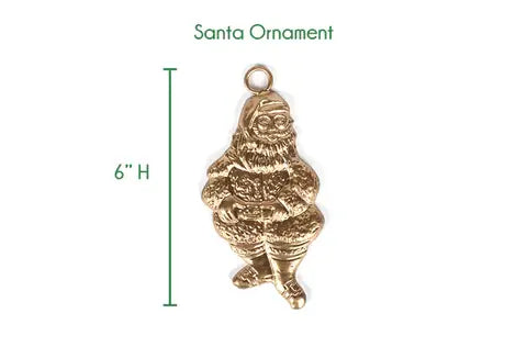 Santa Ornament (1 pk)