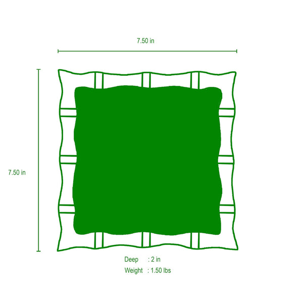 Color Block Chang Mai Tray 6x6 - Navy