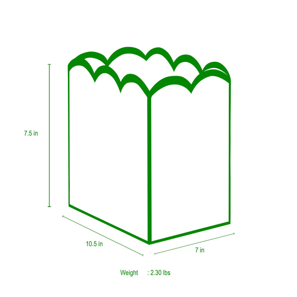 Gracie Scarlett Wastebasket Black & Natural
