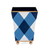 Buffalo Plaid Square Cachepot Planter