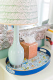 Wonderland Enameled Olivia Tray 14x20
