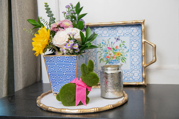 Wonder Garden Enameled Chang Mai Tray 12x12
