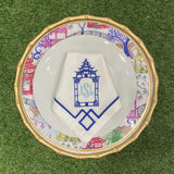 Monogram Trellis Embroidery Napkin (12pk)