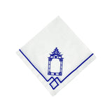 Monogram Trellis Embroidery Napkin (12pk)