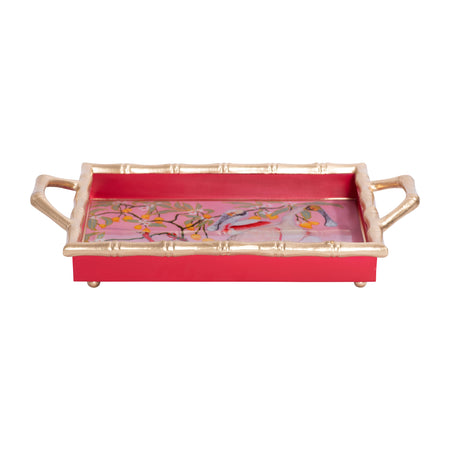 Gracie Chang Mai Tray Pink 10x14 - Avail 5/15