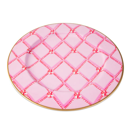 Bee Embroidery Napkin (12pk) White & Pink