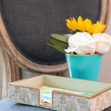 Garden Party Enameled Amelia Guest Towel Tray