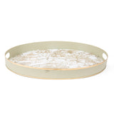 Garden Party Enameled Olivia Tray 14x20 - Taupe