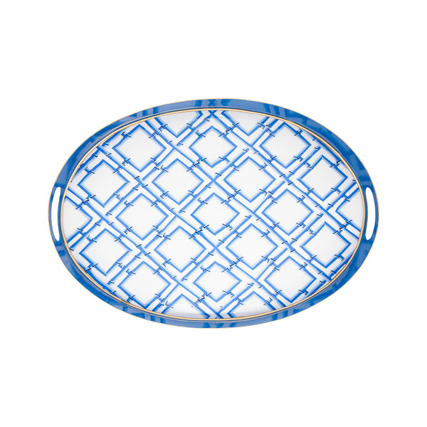 Cane Enameled Olivia Tray 14x20