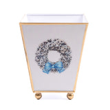 Awe Shucks Enameled Square Cachepot Planter 6