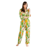 Pineapple Gardens Luxe Sateen Full Pajama Set