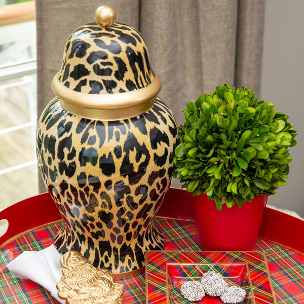 Leopard Spots Large Ginger Jar
