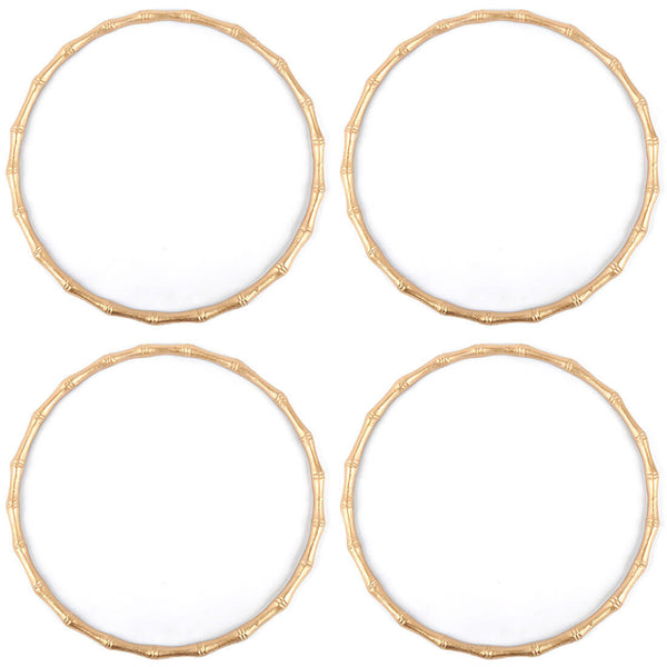 Gracie Round Bamboo Chargettes (4pk)