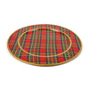 Royal Tartan Enameled Charger Set (4pk)