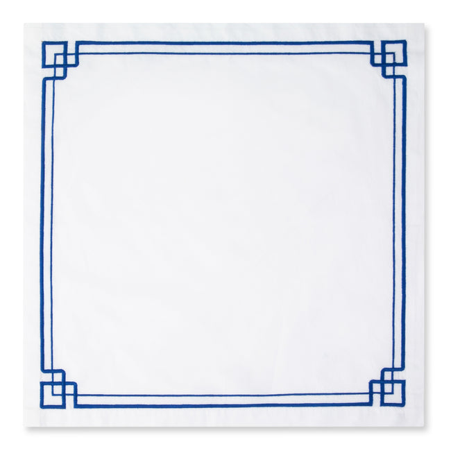 Interlocking Key Napkin (12pk) - Blue